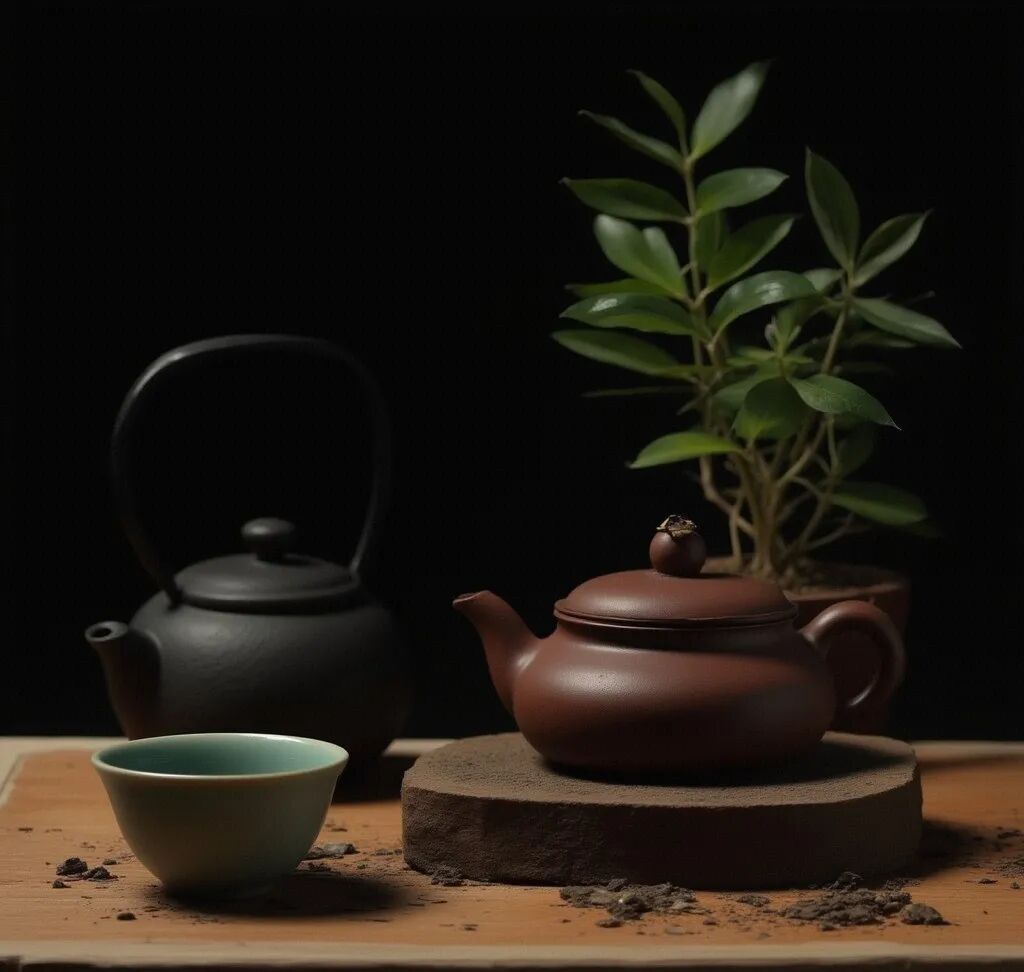 紫砂壶静物